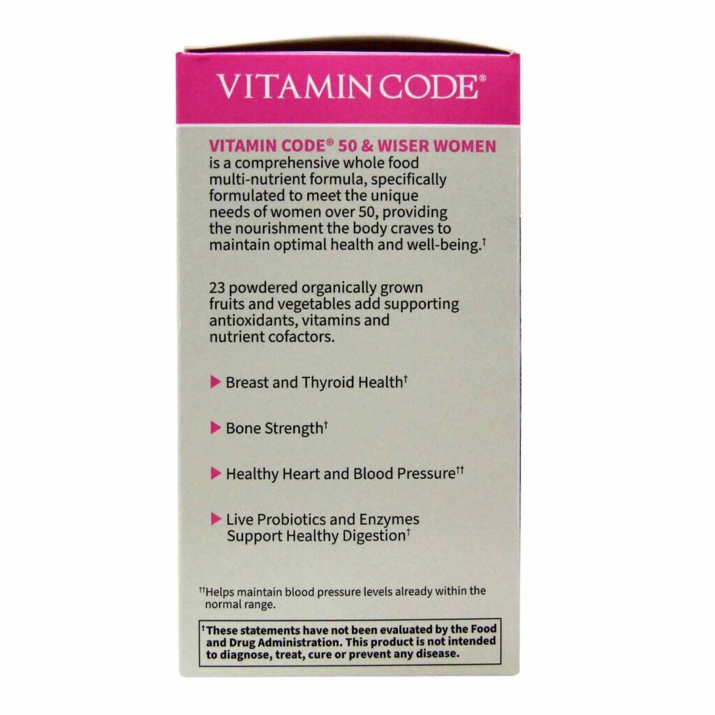 Garden of Life Multivitamínico Mulheres 50+ - 240 Cápsulas Vegetarianas - Imagem 4