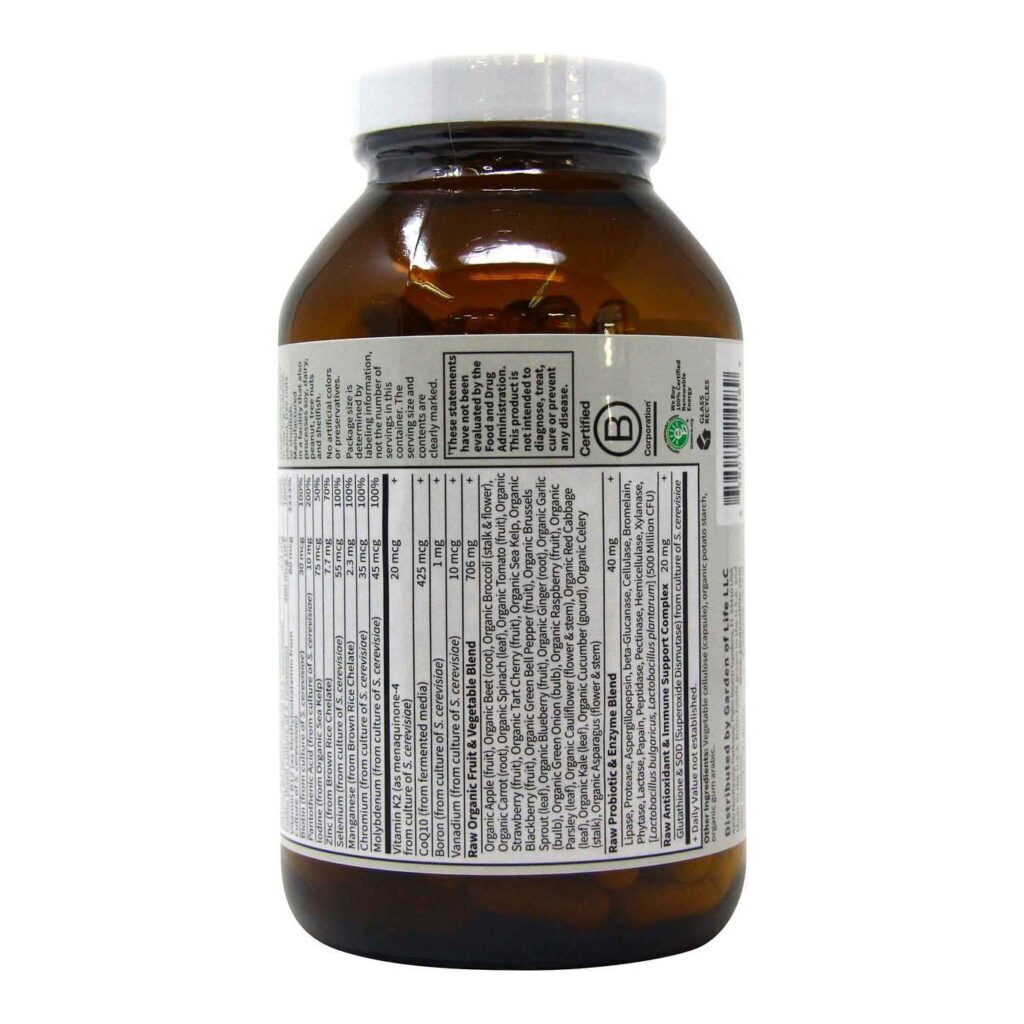 Garden of Life Multivitamínico Mulheres 50+ - 240 Cápsulas Vegetarianas - Imagem 8