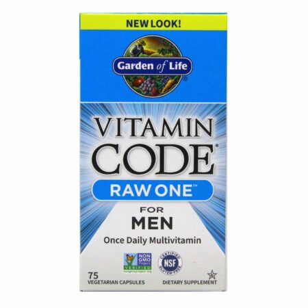 Garden of Life Vitamin Code, RAW One for Men™ - 75 Cápsulas Vegetarianas