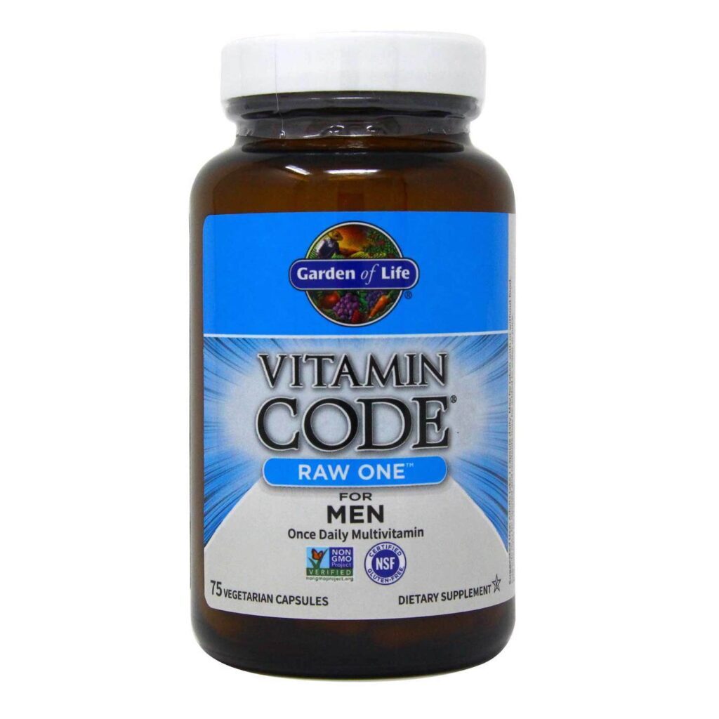 Garden of Life Vitamin Code RAW One for Men™ - 75 Cápsulas Vegetarianas - Imagem 5