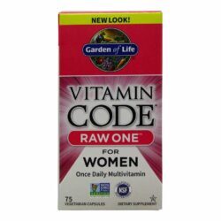 Garden of Life Multivitamínico Diário para Mulheres - 75 Cápsulas Vegetarianas - Suporte Completo