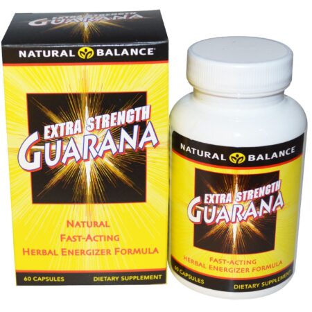 Natural Balance, Força Extra de Guaraná - 60 Cápsulas