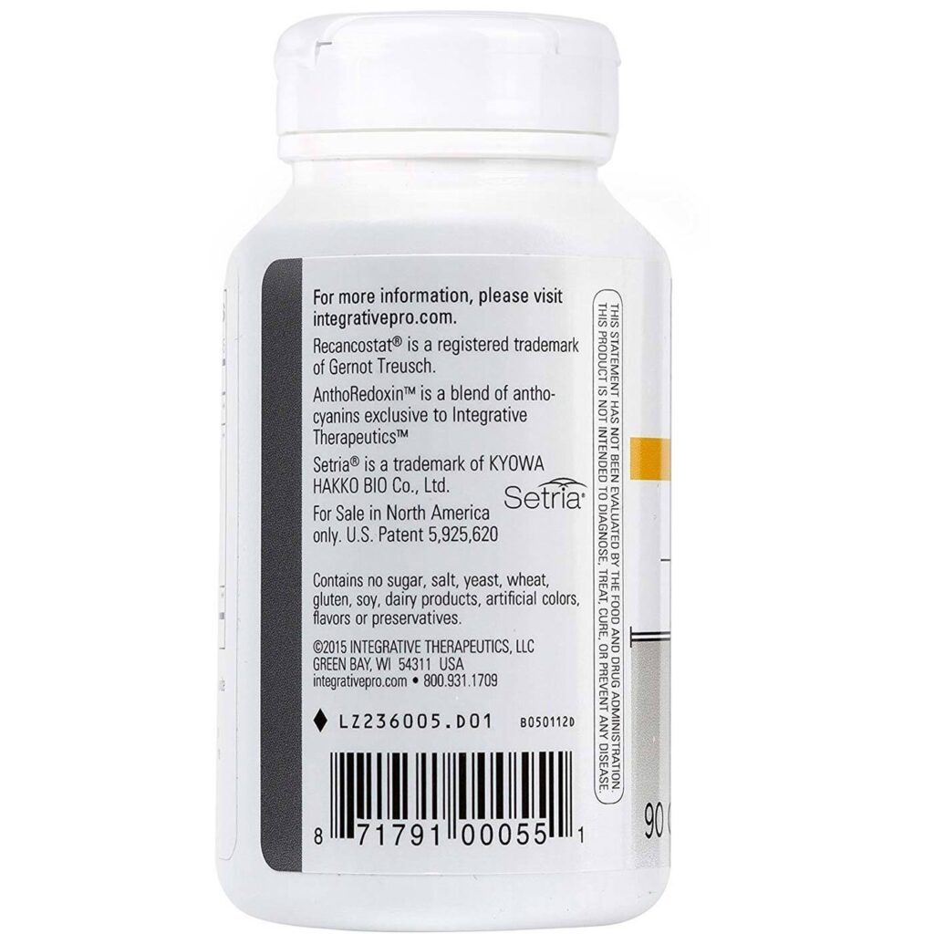 Recancostat 100 90 UltraCápsulas Integrative Therapeutics: Saúde e Bem-Estar em Cada Dose - Imagem 3