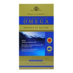 Solgar Ômega de Amplo Espectro Óleo de Salmão - 120 Cápsulas: Saúde Cardiovascular e Bem-Estar Completo