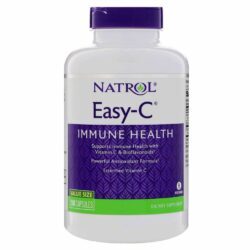 Natrol Easy-C® 500 mg - 240 Cápsulas Vegetarianas: Vitamina C de Alta Absorção para Imunidade e Saúde