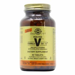 Solgar Fórmula V VM-75 Sem Ferro - 90 Tabletes: Energia e Bem-Estar no Brasil