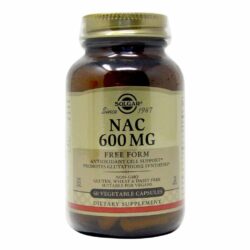 Solgar NAC 600 mg - 60 Cápsulas Vegetarianas: Antioxidante Poderoso para sua Saúde e Bem-Estar