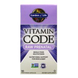 Garden of Life Vitamin CODE RAW Pré-Natal Cápsulas Vegetarianas - 90 Unidades