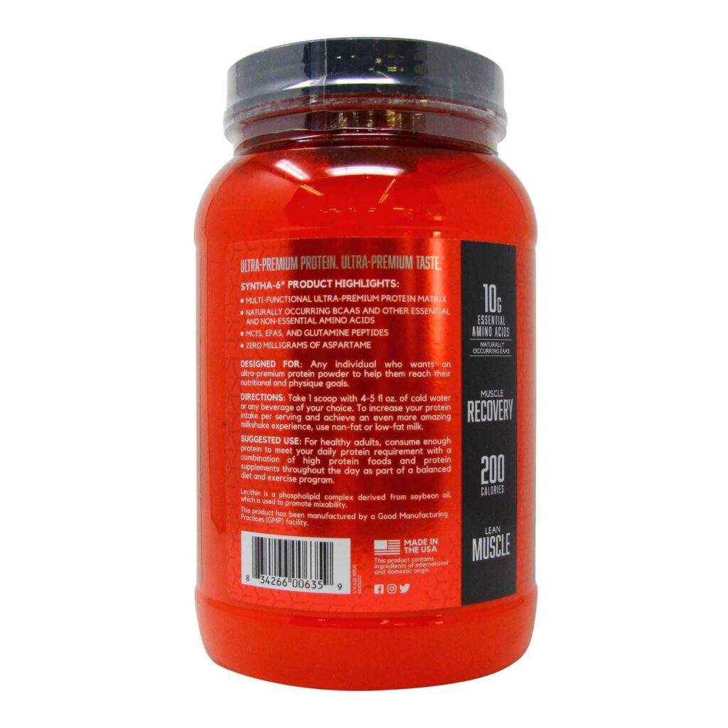 BSN Syntha-6 Whey Protein Sabor Banana 2 lbs (910g) - Nutrição Superior para Seus Músculos - Imagem 3