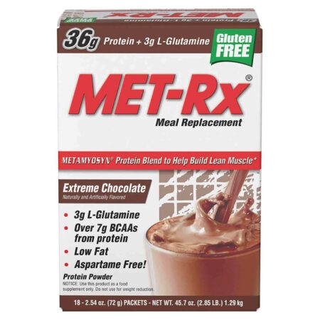 MET-Rx, Engineered Nutrition - Substituto de Refeição - 18 pacotes