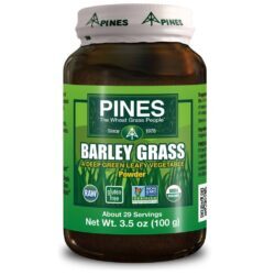 Pines International Orgânico Cevada Grass Pó 100g - Superalimento Verde Puro