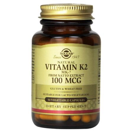 Solgar, Vitamina K2 100 mcg - 50 Cápsulas