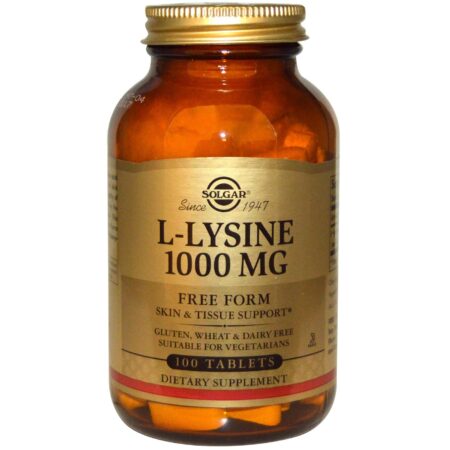 Solgar L-Lisina 1000 mg 100 Tabletes