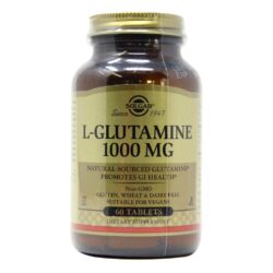 Solgar L-Glutamina 1000 mg - 60 Tabletes: Energia e Recuperação Muscular no Brasil