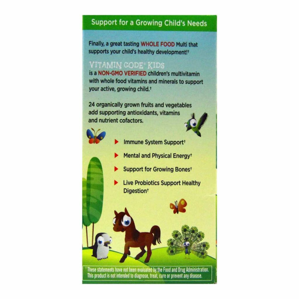 Garden of Life Vitamina Criança Vitamina Code® Cereja - 30 Ursinhos Mastigáveis - Imagem 4