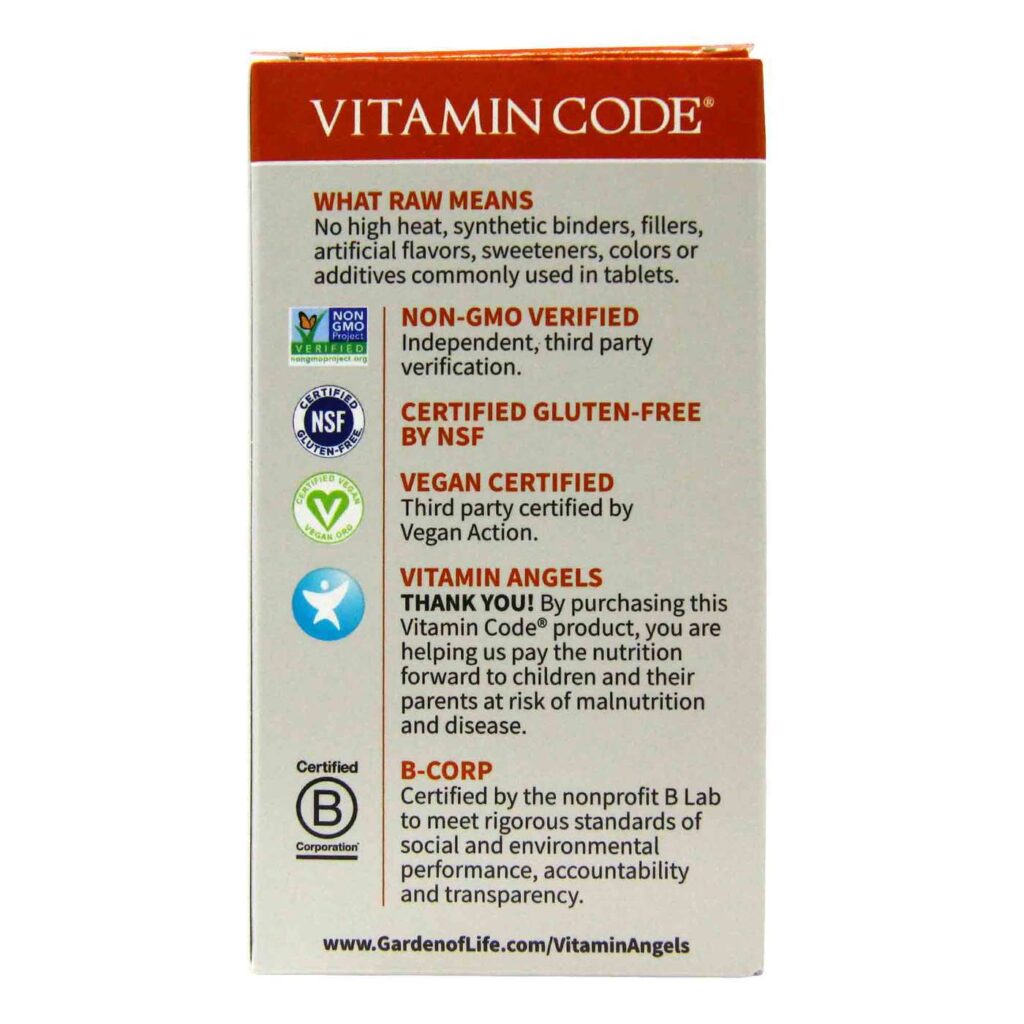 Garden of Life Vitamin Code RAW Ferro™ - 30 Cápsulas Vegetarianas: Energia e Vitalidade Natural - Imagem 3