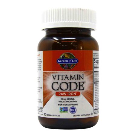 Garden of Life, Vitamin Code® RAW Ferro™ - 30 Cápsulas Vegetarianas - Image 5