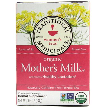 Mother's Milk Orgânico Traditional Medicinals 16 sachês