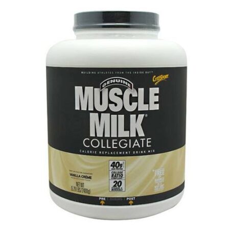 CytoSport, Muscle Milk® Collegiate, Creme de Baunilha - 2.4 Kg (5 lbs,29)