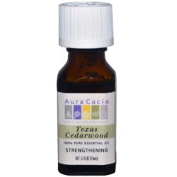 Óleo Essencial de Cedro do Texas Aura Cacia - 15 ml: Aroma Amadeirado Puro para Bem-Estar