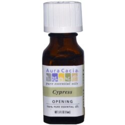 Aura Cacia Óleo Essencial de Cipreste 15 ml (500 ml) - Purificação e Revigoramento Natural