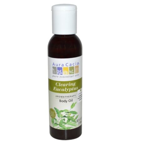 Aura Cacia Eucalyptus corpo óleo 4 OZ