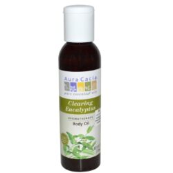 Óleo Corporal Aura Cacia Eucalipto 118ml (4 oz) - Purificação e Bem-Estar