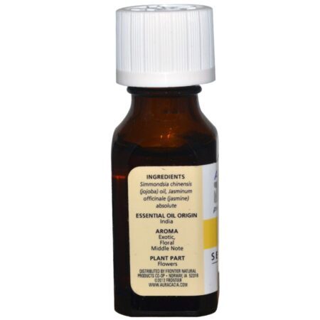 Óleo Essencial de Jasmim Aura Cacia em Óleo de Jojoba Puro - 15ml (0,5 OZ) - Imagem 2