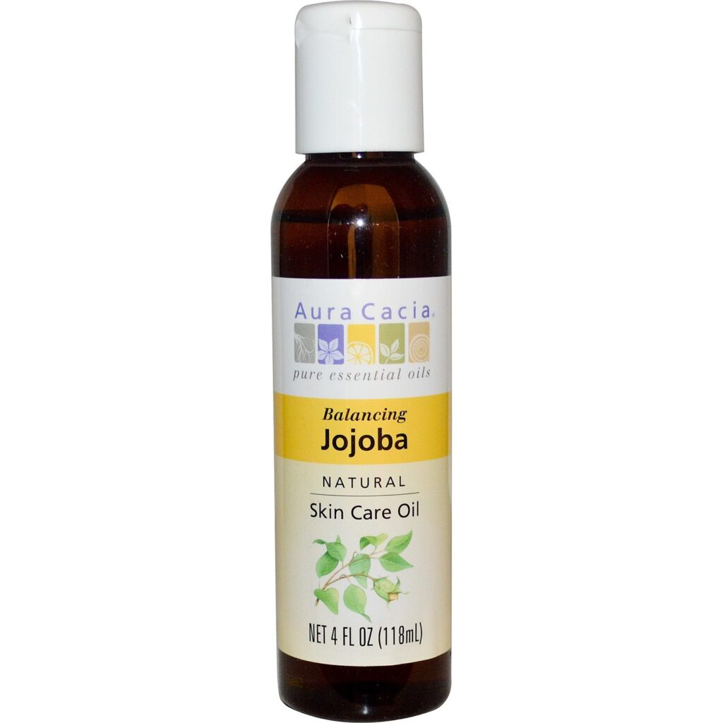 Óleo de Jojoba Aura Cacia Pele 118ml (4 OZ) - Pureza e Hidratação Profunda