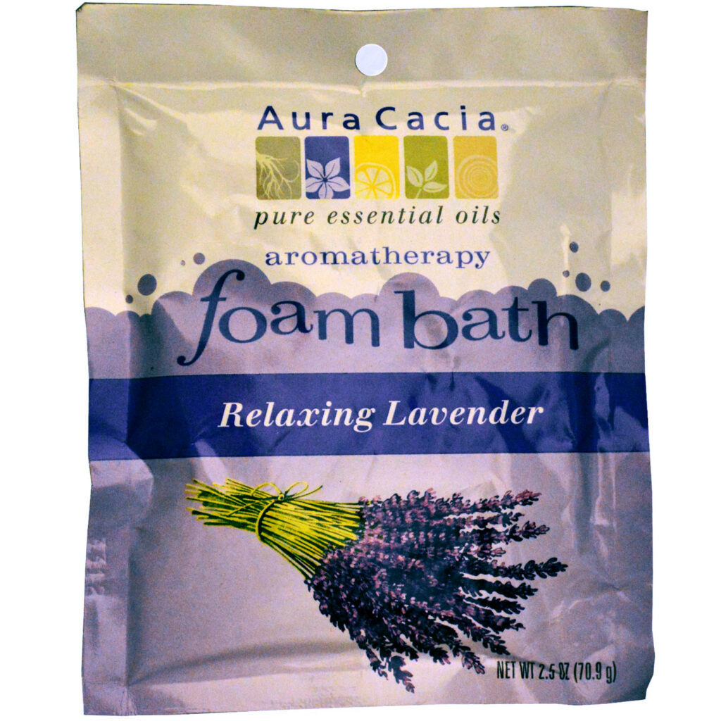 Aura Cacia Banho de Espuma Aromaterapia Lavanda Relaxante 70,9g