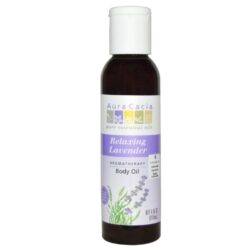 Aura Cacia Óleo de Lavanda Relaxante para Corpo - 118ml | Puro e Natural