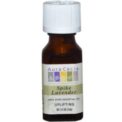 Aura Cacia Óleo Essencial de Lavanda Pura 15 ml - Relaxamento e Bem-Estar Natural