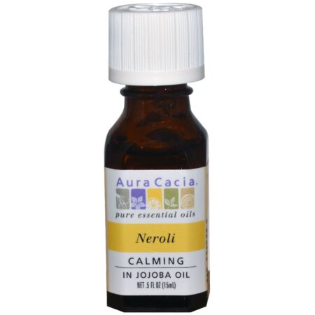 Aura Cacia Neroli em Óleo de Jojoba 0,5 OZ