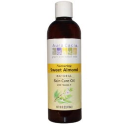Aura Cacia Óleo Corporal de Amêndoas Doces 473ml (16 fl oz) - Hidratação Profunda e Nutrição da Pele