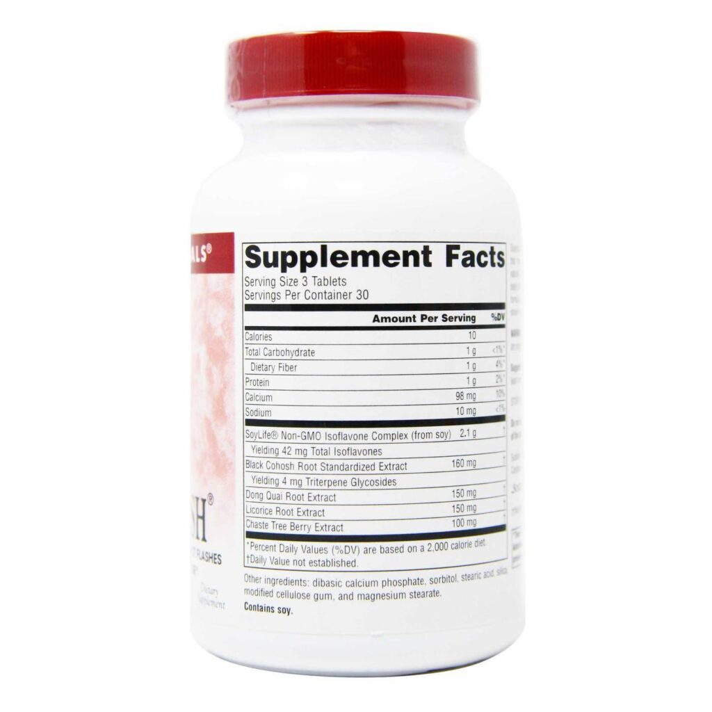 Source Naturals Hot Flash Alívio para Ondas de Calor - 90 Tabletes - Imagem 2