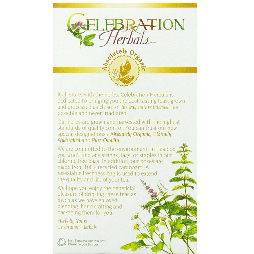 Chá de Capim-limão e Camomila Celebration Herbals - 24 Sachês para Relaxamento - Imagem 3