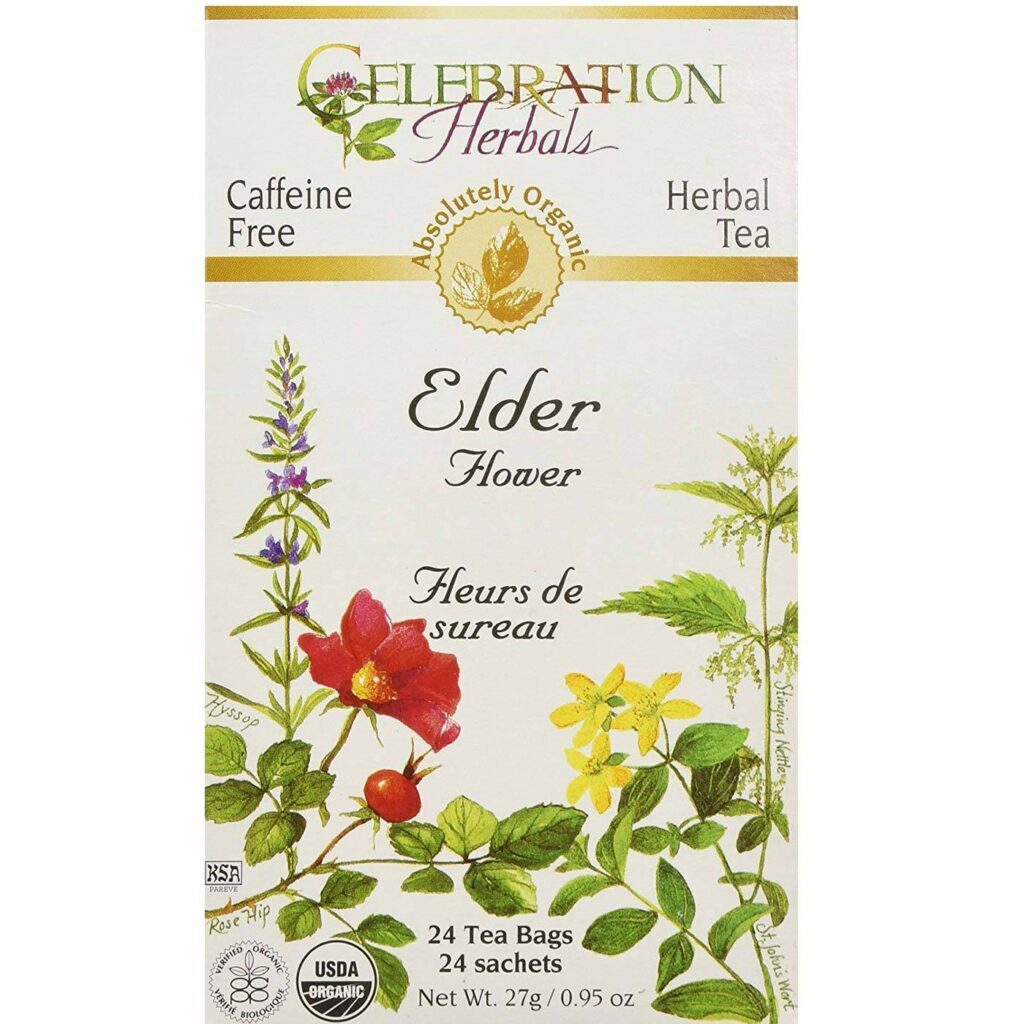 Celebration Herbals Chá de Flores Envelhecidas - 24 Sacos - Bem-Estar Natural