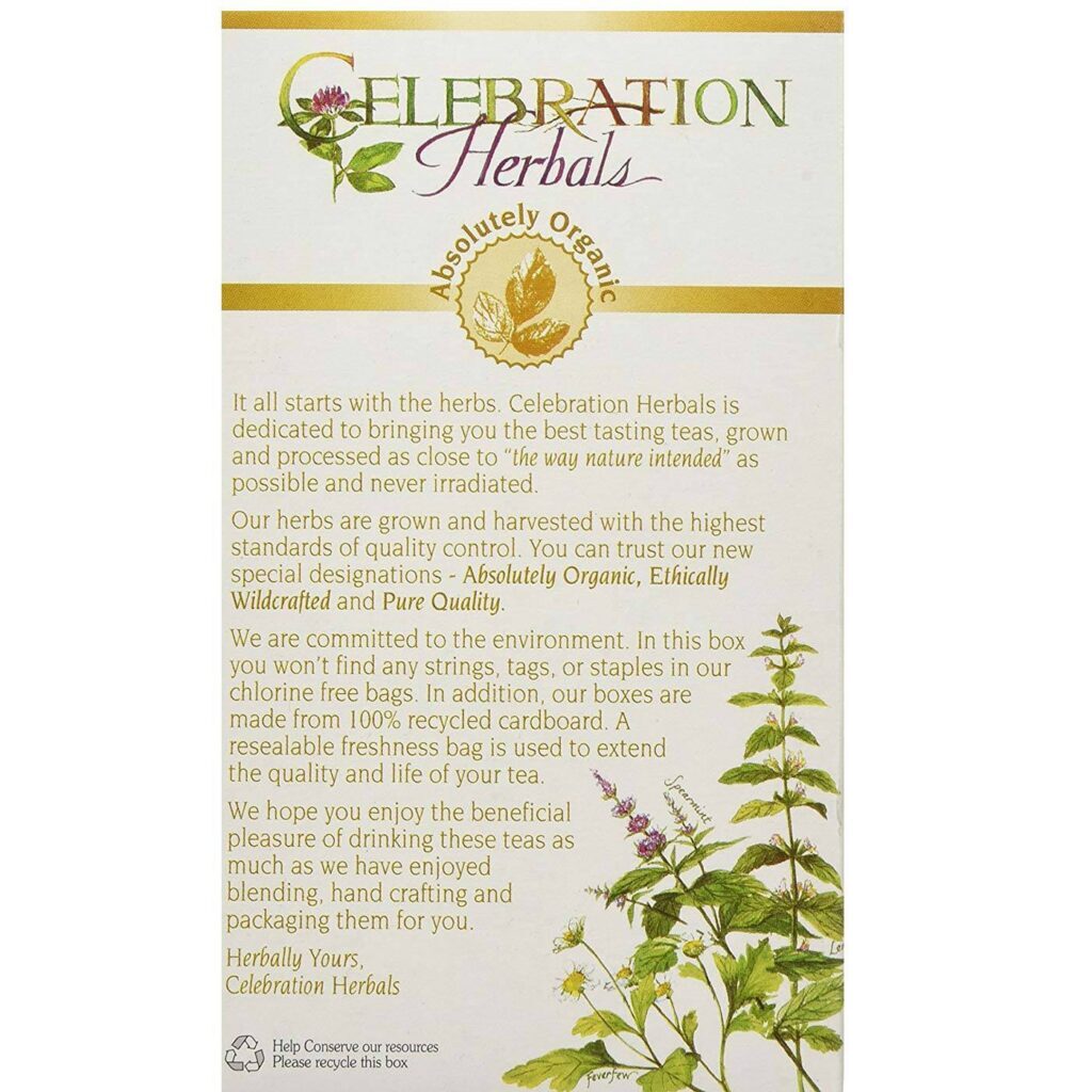 Celebration Herbals Chá de Flores Envelhecidas - 24 Sacos - Bem-Estar Natural - Imagem 3