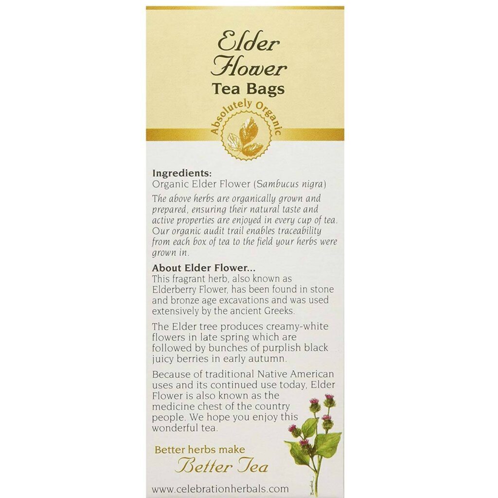 Celebration Herbals Chá de Flores Envelhecidas - 24 Sacos - Bem-Estar Natural - Imagem 4