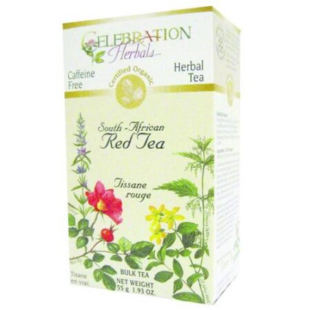 Celebration Herbals, Chá de Rooibos Vermelho, África do Sul - 55 g