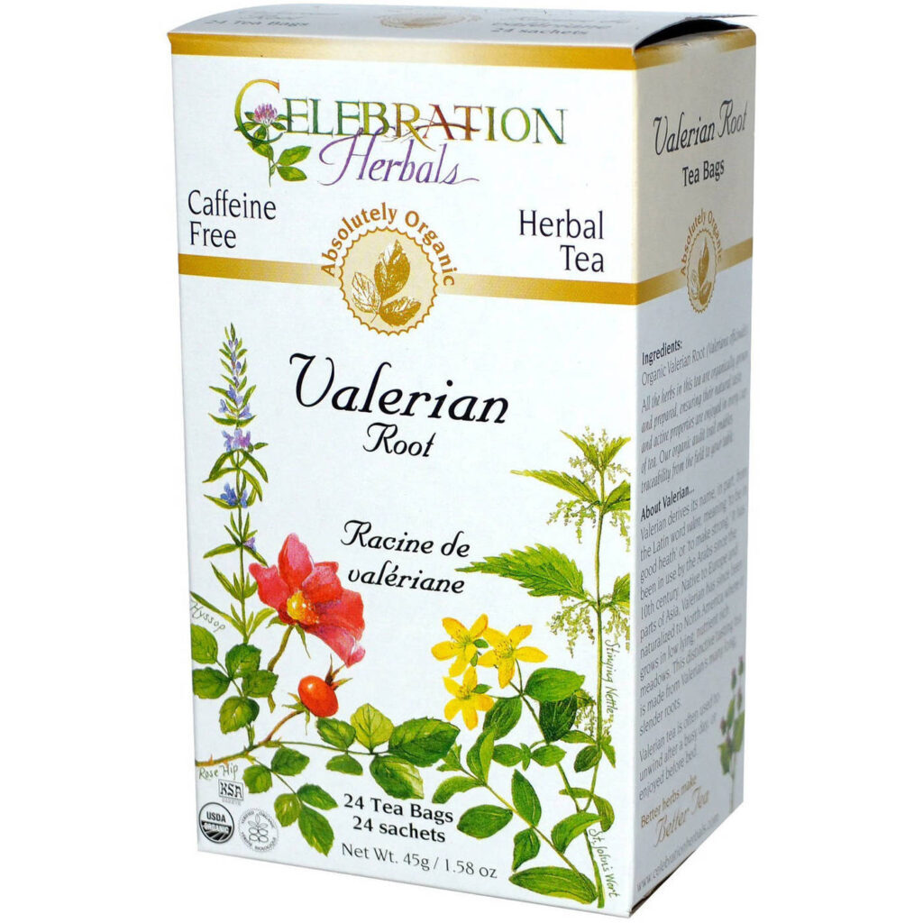 Celebration Herbals Chá de Raiz de Valeriana 24 Saquinhos - Relaxamento Natural