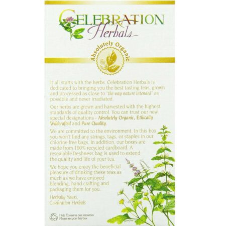 Celebration Herbals Herbal Tea, Chá de Erva-Mate Chá Orgânico - 24 Saquinhos de Chá - Image 3