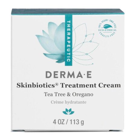 Derma E, Creme de Tratamento de Pele Skinbiotic® - 4 Oz (113g)