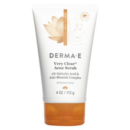 Derma E, Creme Esfoliante de Limpeza de Pele - 4 oz (113 g)