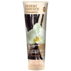Desert Essence Sabonete Líquido Corporal Cháii Baunilha – 237 ml: Limpeza Profunda e Aroma Relaxante para sua Pele