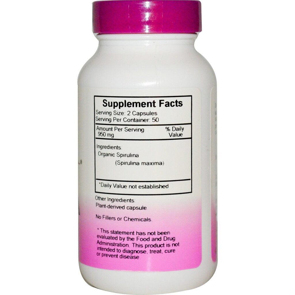 Dr. Christophers Spirulina - 100 Cápsulas Vegetarianas: Superalimento Natural para Vitalidade e Bem-Estar - Imagem 2
