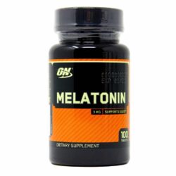 Melatonina 3 mg Optimum Nutrition 100 Tabletes: Sono Profundo e Repouso Revigorante