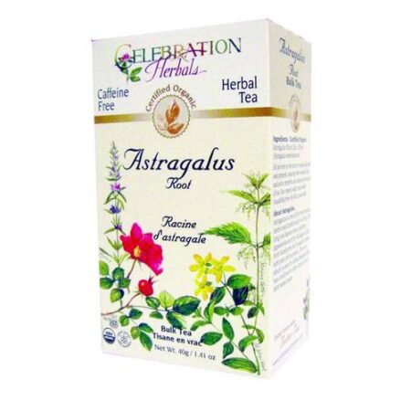 Celebration Herbals, Chá de raiz de astrágalo - Orgânico - 1,41 oz (40g)