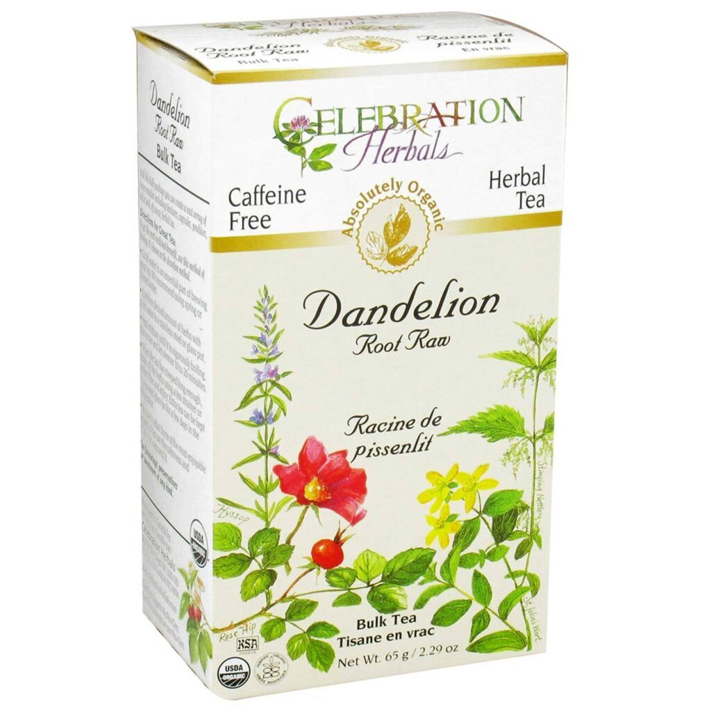 Chá de Raíz de Dente de Leão Orgânico Celebration Herbals - 65g (110ml)