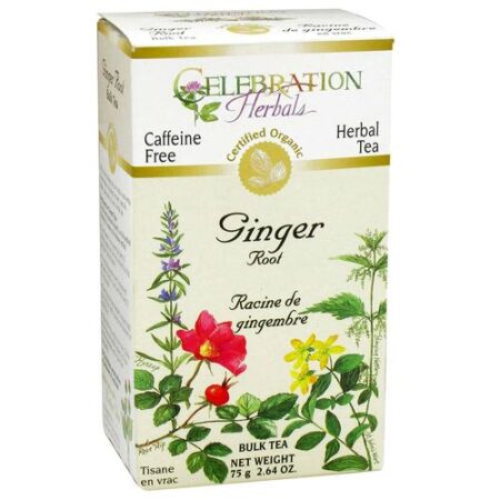 Celebration Herbals, Raíz de Gengibre Orgânico - 2,62 oz